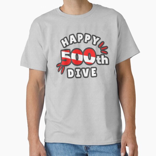 Item preview, Happy 500th Dive designed and sold by StudioAquaLumos.