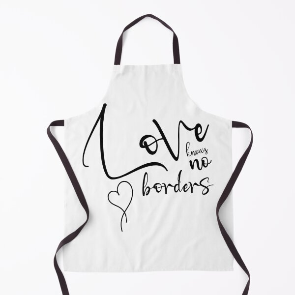Item preview, Love knows no borders | Text graphic love heart LDR, ally anti-racism designed and sold by L Sq.