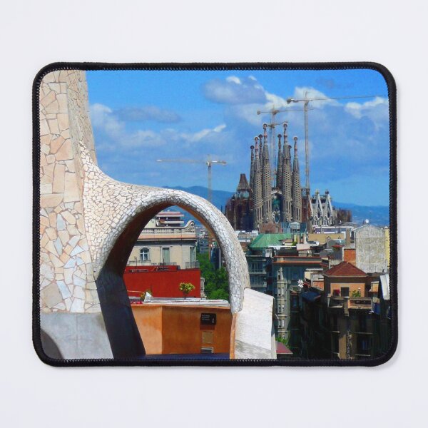 Item preview, La Pedrera Casa Mila Sagrada Familia Barcelona Spain designed and sold by AndyEvansPhotos.