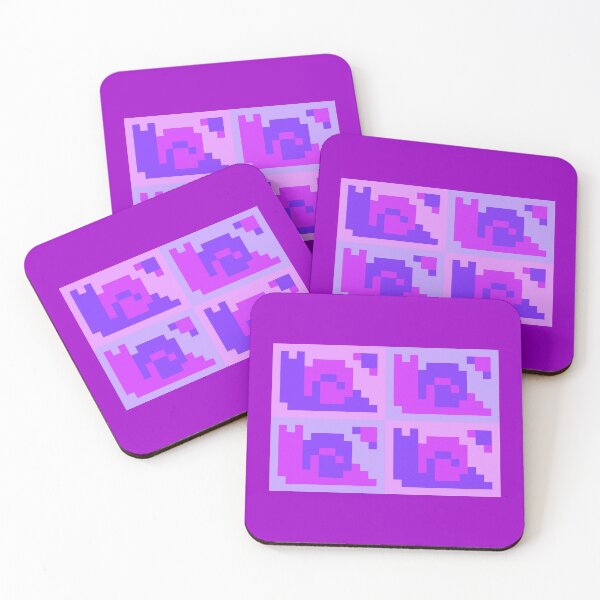 Item preview, Just Very Little Pink and Purple Snails designed and sold by rin3d .