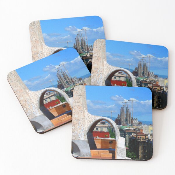 Item preview, La Pedrera Casa Mila Sagrada Familia Barcelona Spain designed and sold by AndyEvansPhotos.