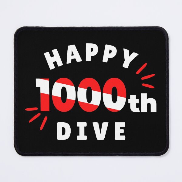 Item preview, Happy 1000th Dive designed and sold by StudioAquaLumos.
