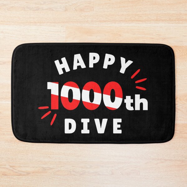 Item preview, Happy 1000th Dive designed and sold by StudioAquaLumos.