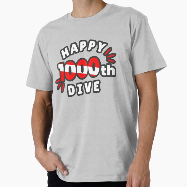 Item preview, Happy 1000th Dive designed and sold by StudioAquaLumos.