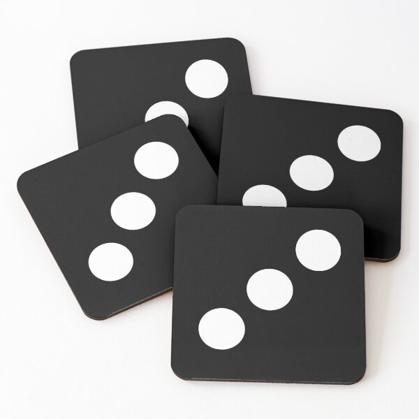 Item preview, Dominos dice 3 points white abstract designed and sold by Mad-Boy.