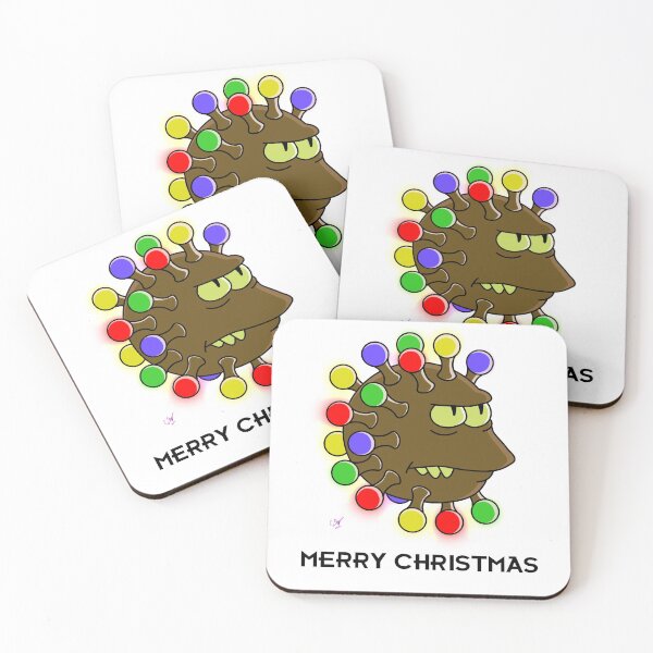 Item preview, Lrrr of Varient Omicron Covid 19 Merry Christmas designed and sold by Calum Sharp.