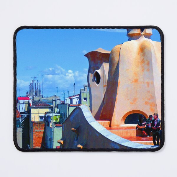 Item preview, La Pedrera Casa Mila Sagrada Familia Barcelona Spain designed and sold by AndyEvansPhotos.