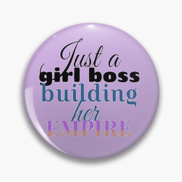 Item preview, Just a girl boss building her empire aim high girl designed and sold by glowvim.