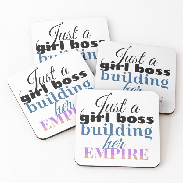 Item preview, Just a girl boss building her empire aim high girl designed and sold by glowvim.