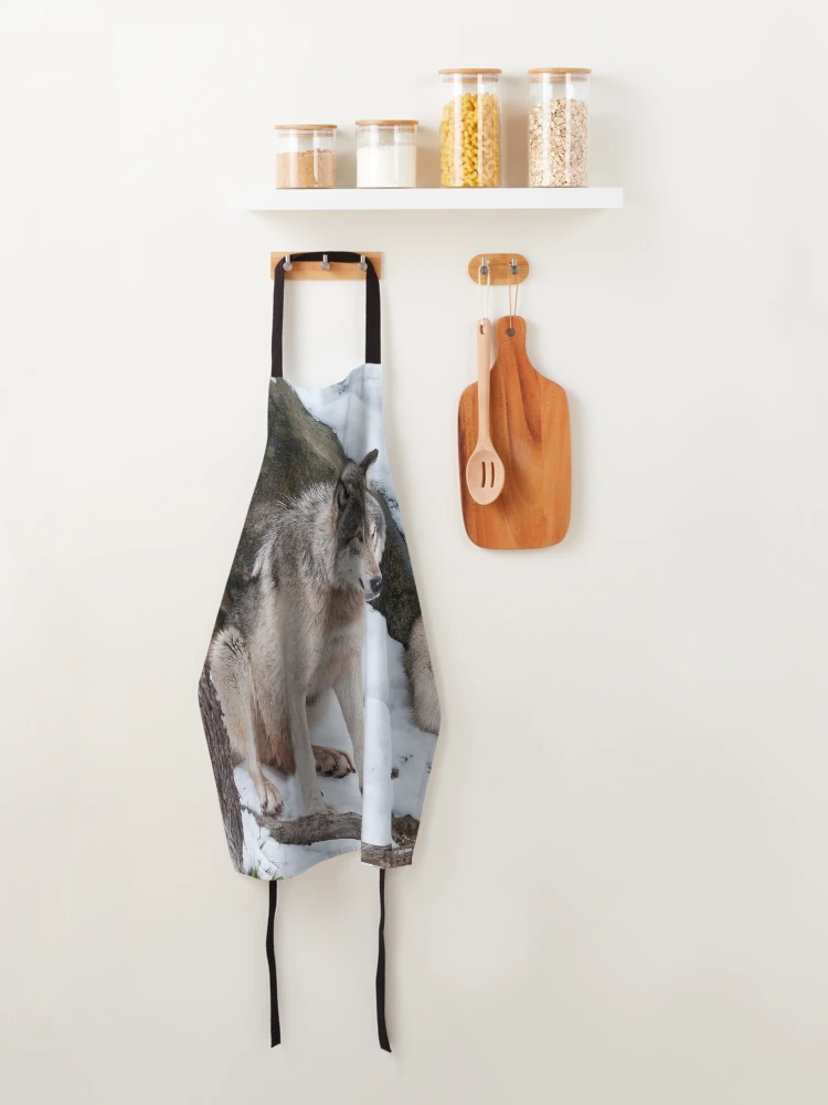 Thumbnail 4 of 6, Apron, Timber Wolves designed and sold by WolvesOnly.