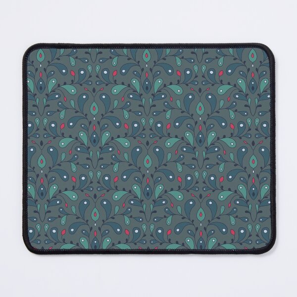 Item preview, Night in the garden, a dark green pattern designed and sold by NataKutyavina.