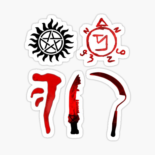 Supernatural Sticker For Sale By Supernatural Redbubble