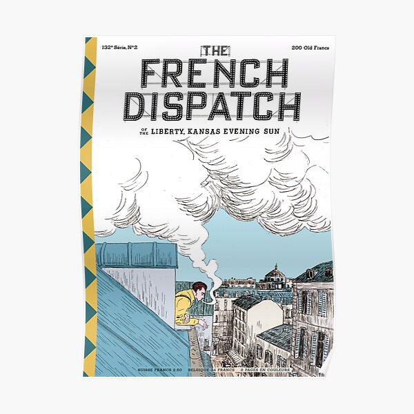 The French Dispatch Smoke Poster