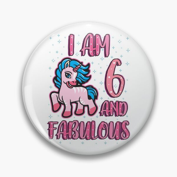 Item preview, I am 6 and Fabulous designed and sold by csoDesign.