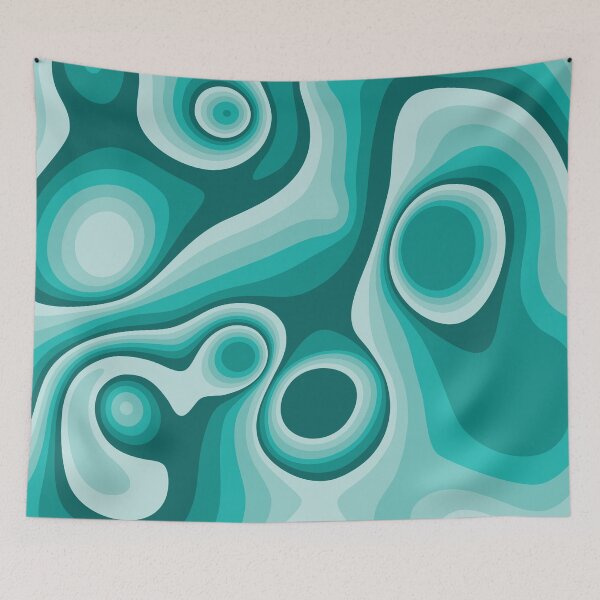 Item preview, Turquoise marble designed and sold by Captain Chromatic.