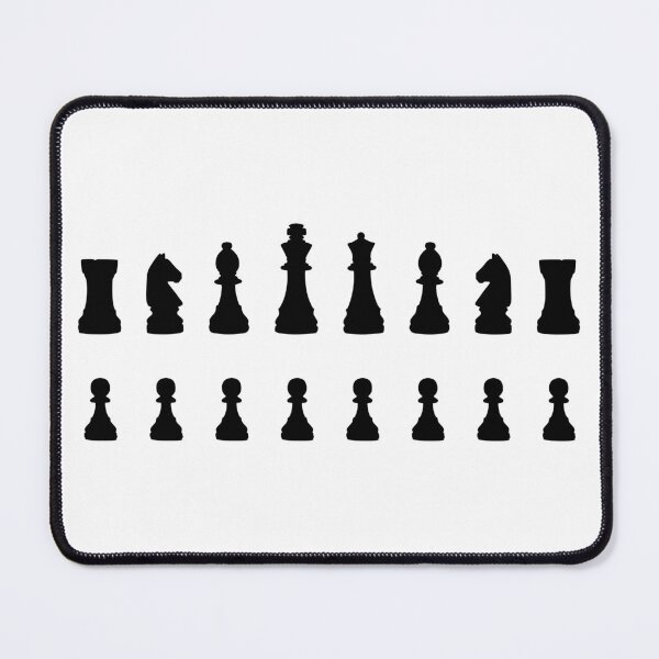 Item preview, Black Chess Pieces Full Set designed and sold by Shapes-Mania.