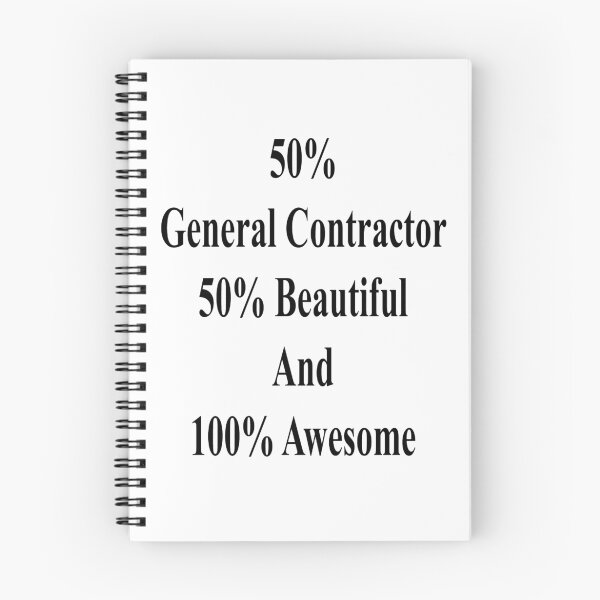 Item preview, 50% General Contractor 50% Beautiful And 100% Awesome designed and sold by supernova23.
