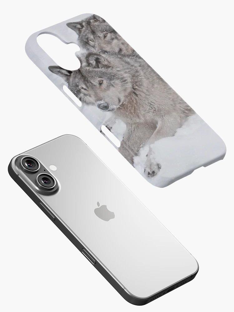 Thumbnail 2 of 4, iPhone Case, Timber Wolves designed and sold by WolvesOnly.