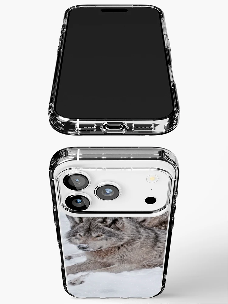 Thumbnail 3 of 5, iPhone Case, Timber Wolves designed and sold by WolvesOnly.
