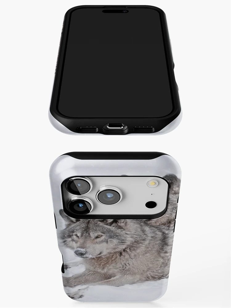 Thumbnail 3 of 4, iPhone Case, Timber Wolves designed and sold by WolvesOnly.