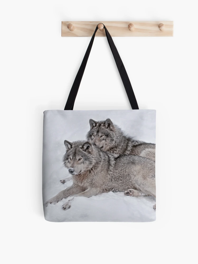 Thumbnail 1 of 2, Tote Bag, Timber Wolves designed and sold by WolvesOnly.
