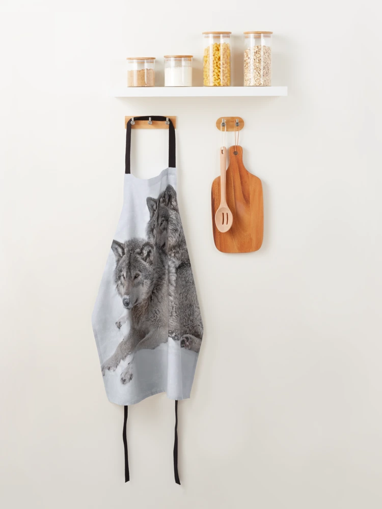 Thumbnail 4 of 6, Apron, Timber Wolves designed and sold by WolvesOnly.