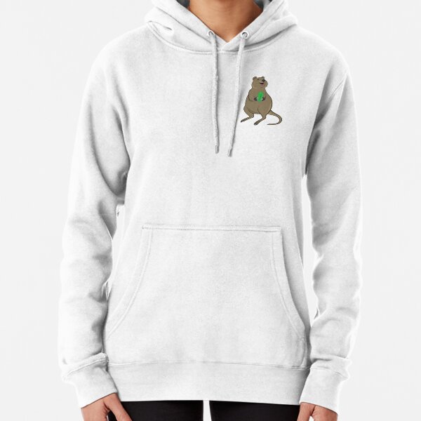 Snacky the Quokka Pullover Hoodie