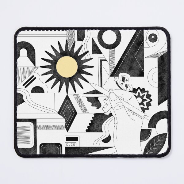 Item preview, Black and White Geometric Vector Design designed and sold by candiceongart.