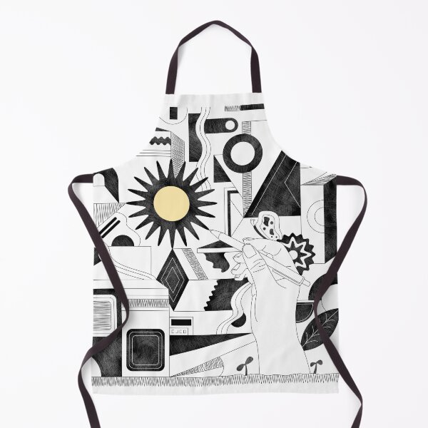 Item preview, Black and White Geometric Vector Design designed and sold by candiceongart.