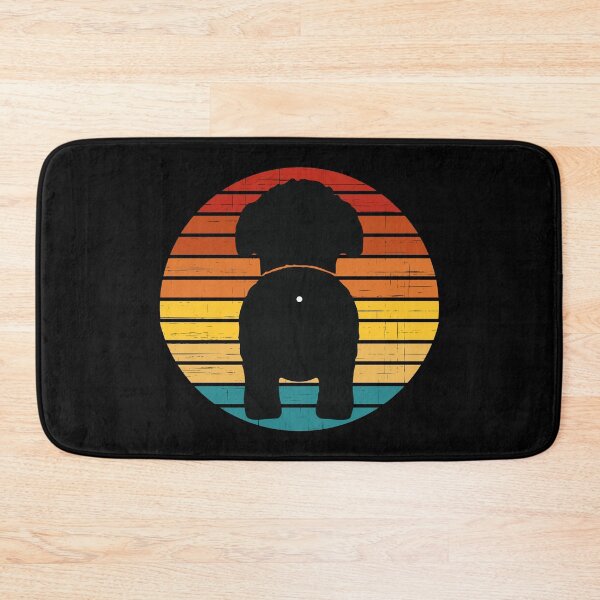 Item preview, Retro Sunset Maltipoo Dog Butt designed and sold by PeachesMommy.
