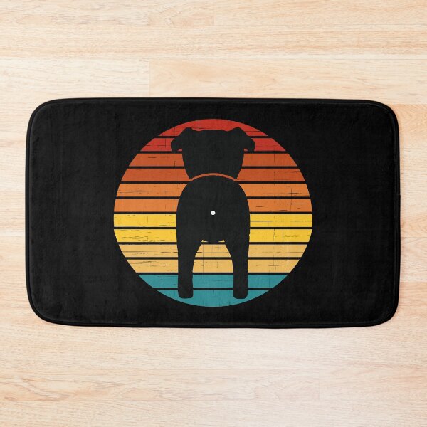 Item preview,  Retro Sunset Puggle Dog Butt designed and sold by PeachesMommy.