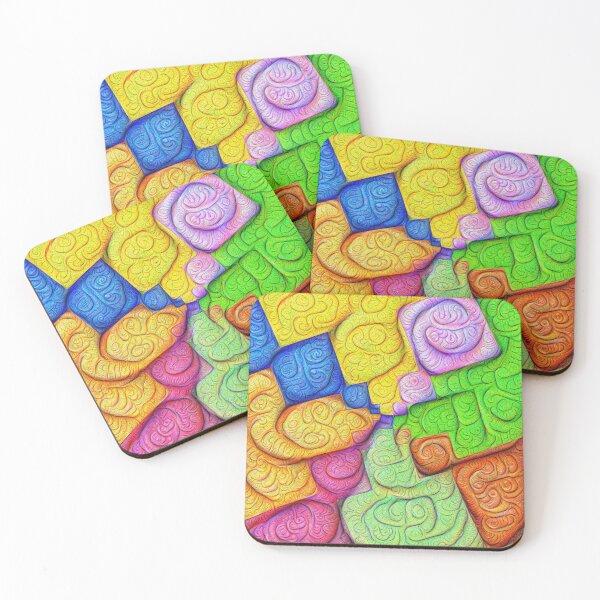 Item preview, Asymmetry of color foam #DeepDream designed and sold by blackhalt.