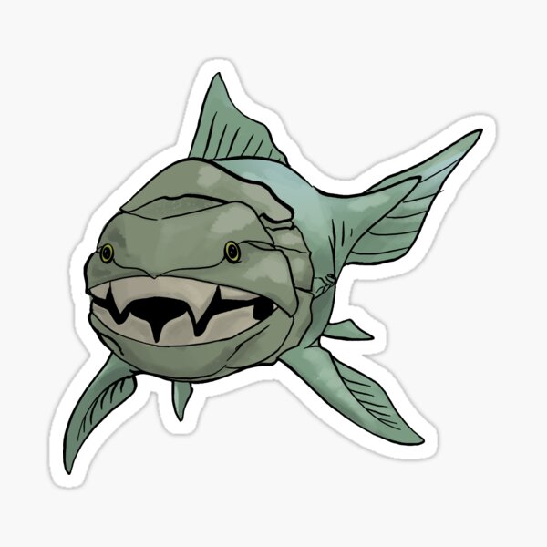 Item preview, The Big Ol' Smile of the Dunkleosteus designed and sold by stilo29.