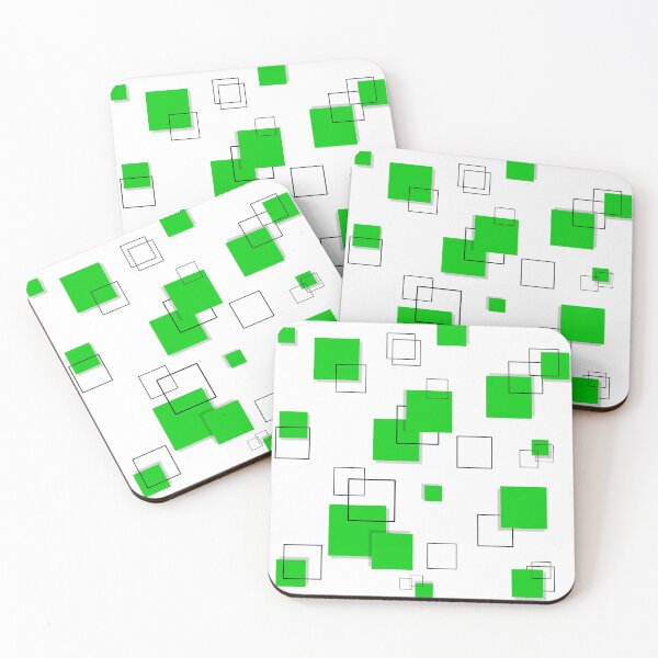Item preview, Geometric Square light green designed and sold by Tshirtstory.