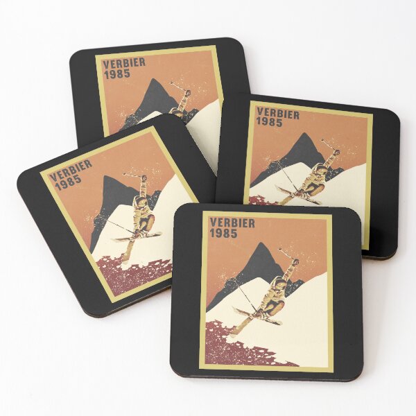 Item preview,  Verbier ski mountains 1985 vintage retro 80's designed and sold by Captain-Jackson.