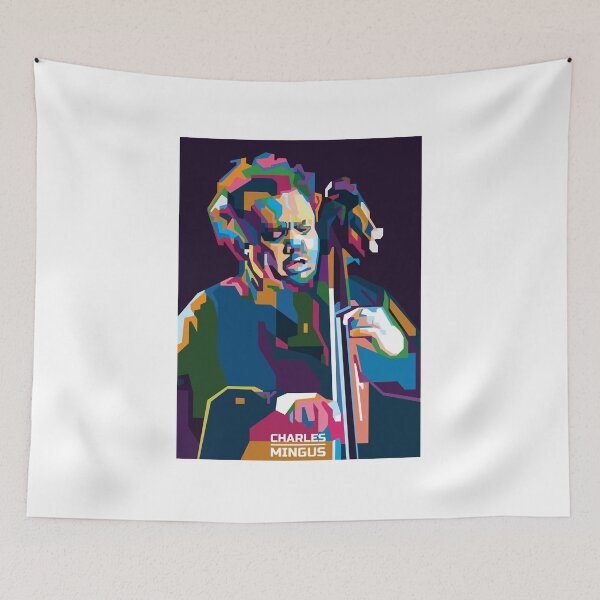 Item preview, Public Figure Flea Groove Music Retro Abstract Geometric Charles Mingus In Wpap Retro Vintage designed and sold by ElbertPineapple.