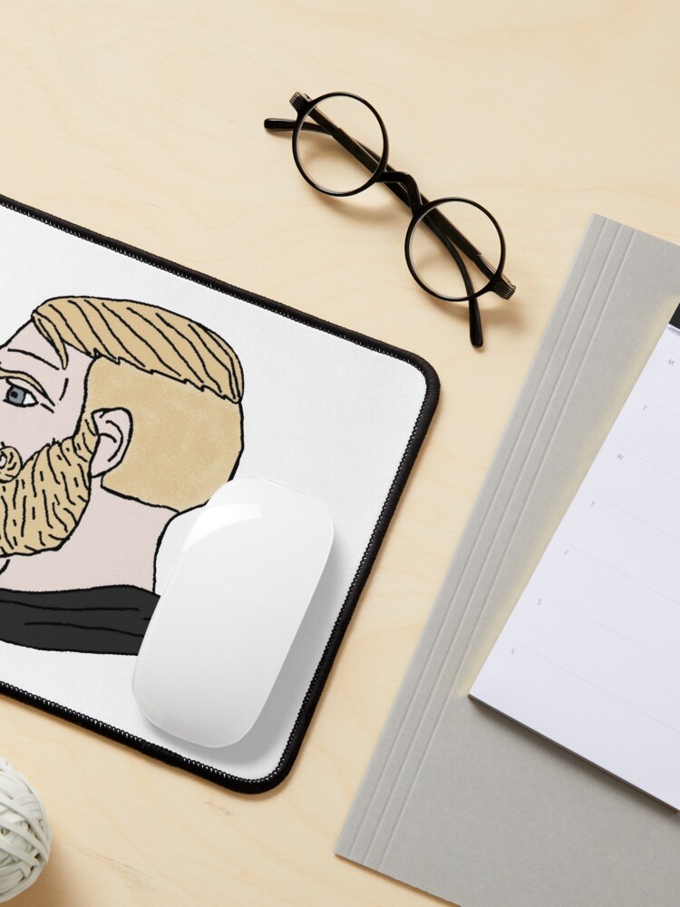 Funny Chad Yes - Yes Chad Meme - Yes Face Meme Mouse Pad for Sale by Be  Cool