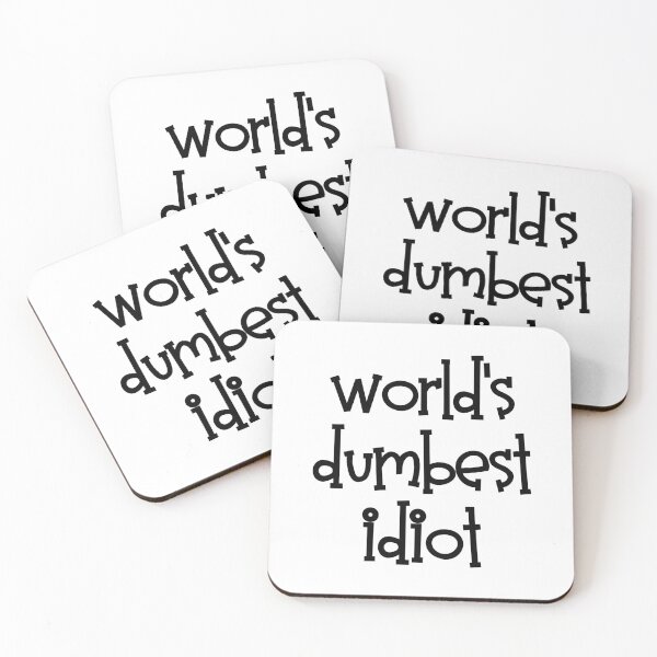 Item preview, World's Dumbest Idiot designed and sold by DAFIN.