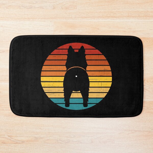 Item preview, Retro Sunset Shetland Sheepdog Dog Butt designed and sold by PeachesMommy.
