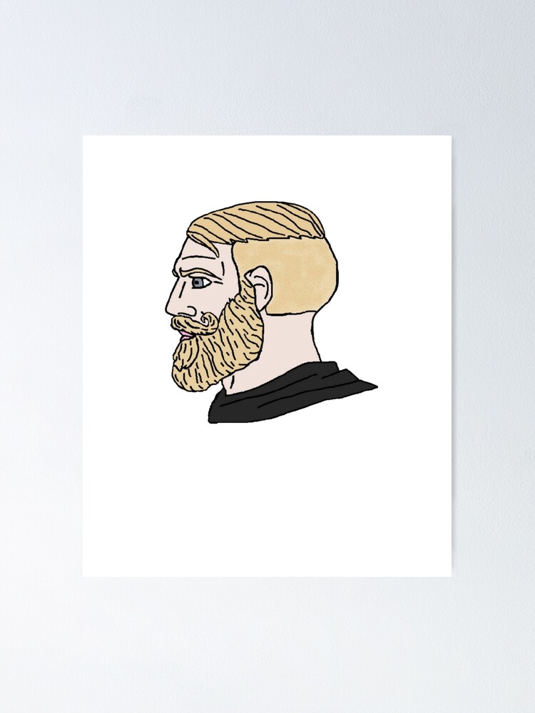 Funny Chad Yes - Yes Chad Meme - Yes Face Meme Sticker for Sale by Be Cool