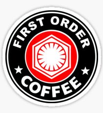 First Order Coffee Red edition Sticker
