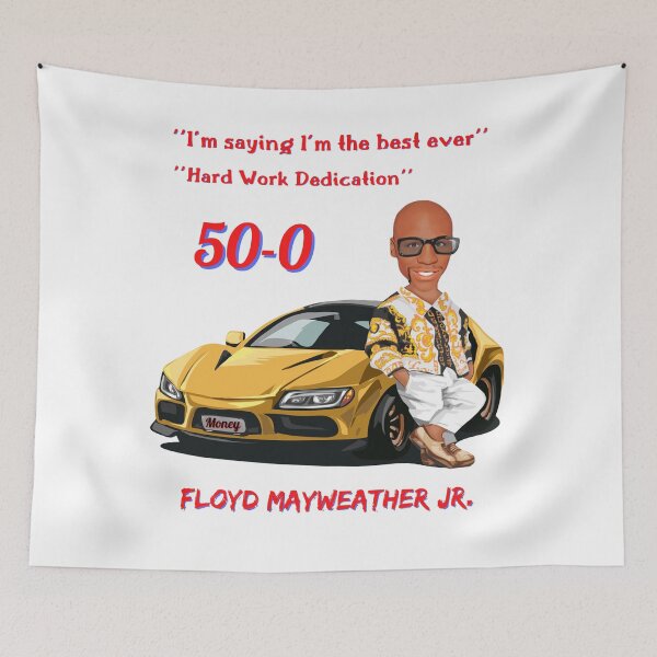Item preview, Floyd Mayweather Jr. 50-0 designed and sold by DrawingAndText.