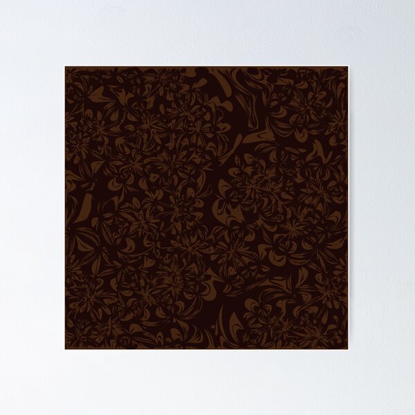 Item preview, Textured Liquid Chocolate Brown Abstract Pattern designed and sold by likebakerdo.