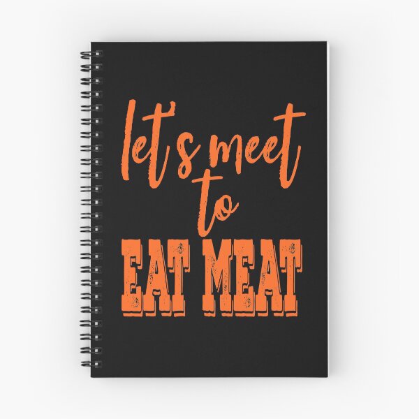 Item preview, Let's meet to eat meat-grilling. designed and sold by DesignedBySnip.