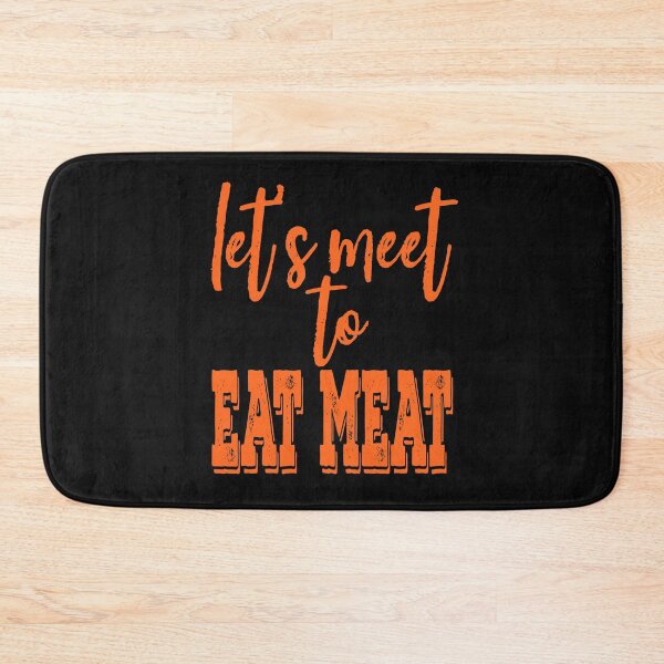 Item preview, Let's meet to eat meat-grilling. designed and sold by DesignedBySnip.