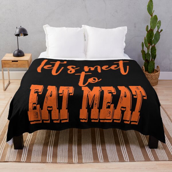 Item preview, Let's meet to eat meat-grilling. designed and sold by DesignedBySnip.