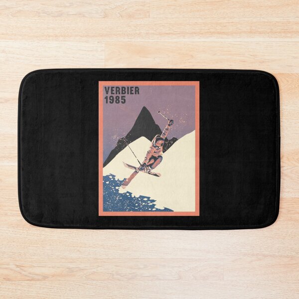 Item preview,  Verbier ski mountains 1985 vintage skiing 80's designed and sold by Captain-Jackson.