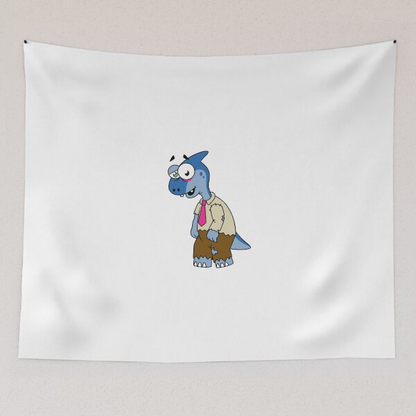 Item preview, Illustration of a Parasaurolophus dressed up as a zombie. designed and sold by StocktrekImages.