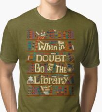 Go to the library Tri-blend T-Shirt