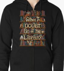 Go to the library Zipped Hoodie